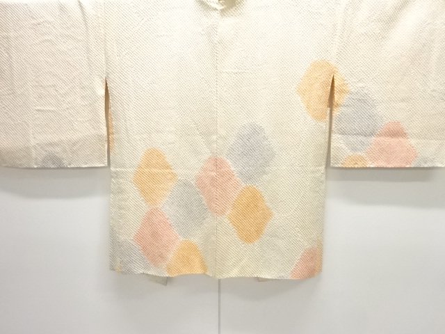 未使用品　きぬた屋　本総絞り　網目模様絵羽織